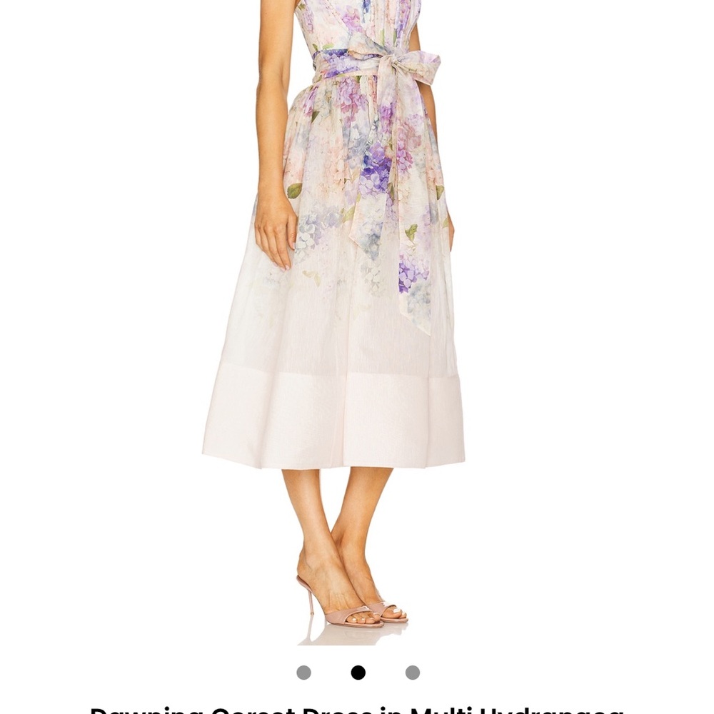 Zimmermann Pastel Floral Midi Dress